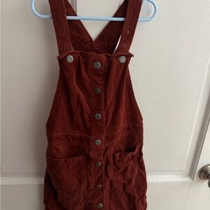 Old Navy Rust Corduroy Overalls